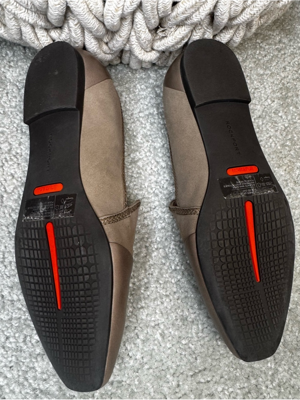 Rockport Women's Taupe Slip-On Loafers - Picture 6 of 7